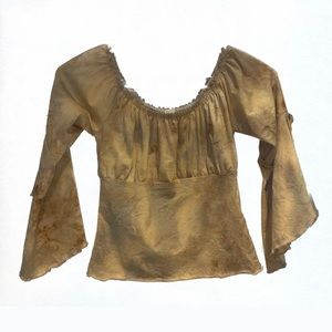 Y2K TIE DYE FLARED ARM TOP